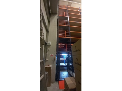 Tek Kolon 1 Ton 8 Metre Seyir Hidrolik Yük Asansörü - 2