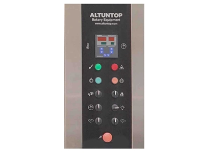 8.64 m² Pişirme Alanı 16-18 Tepsi Döner Arabalı Fırın  - 1