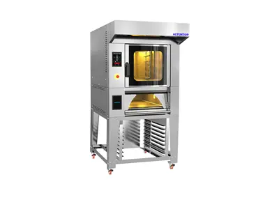 5 Tepsili Elektrikli Döner Arabalı Fırın 60x40 Cm