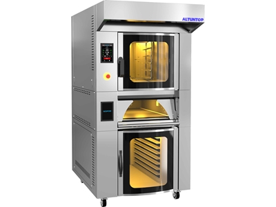 5 Tepsili Elektrikli Döner Arabalı Fırın 60x40 Cm - 1