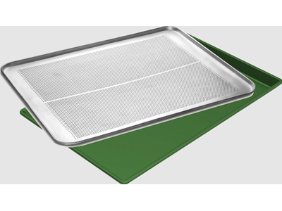 Düz Ve Delikli Alüminyum Tava 400x600 mm - 0