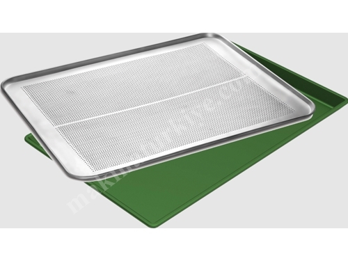 Düz Ve Delikli Alüminyum Tava 400x600 mm