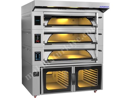 Elektrischer gestapelter modularer Ofen 120x120