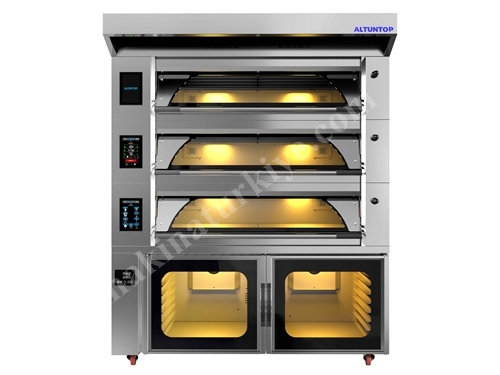 Elektrischer gestapelter modularer Ofen 120x200