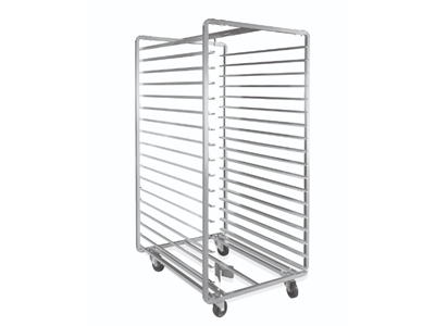 600x800 mm Tepsi Boyutu 14-18 Tepsi Döner Fırın Tava Arabası - 0