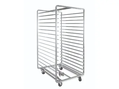 600x800 mm Tepsi Boyutu 14-18 Tepsi Döner Fırın Tava Arabası