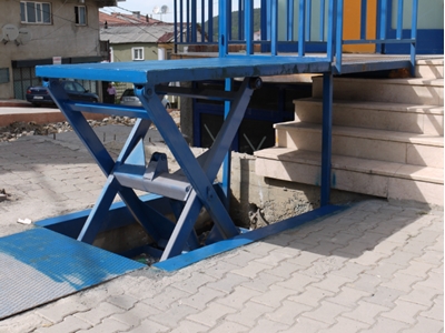 Tek Makaslı Platform - Hidrolik Yük Platformu - 1