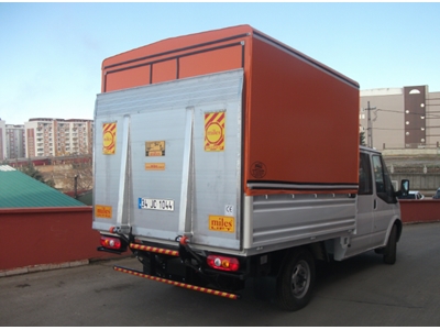 Крышка задняя гидравлическая из алюминия для автомобиля 1000 кг - 2