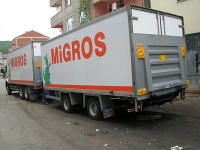 2000 Kg Araç Arkası Çelik Hidrolik Kapak Kamyon Kuyruk Lifti - 3