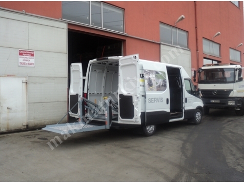 450 Kg Araç İçi Endüstriyel Yük Lifti Yük Platformu / 450 Kg In-Vehicle Industrial Cargo Lift Load Platform