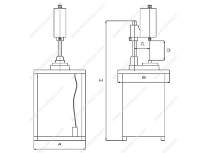 2000 kN Pneumatic Impact Press Button Riveting Machine - 2