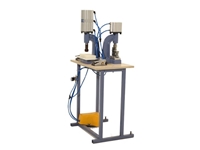 Full Pneumatic Button Fabric Coating Hand Press - 1