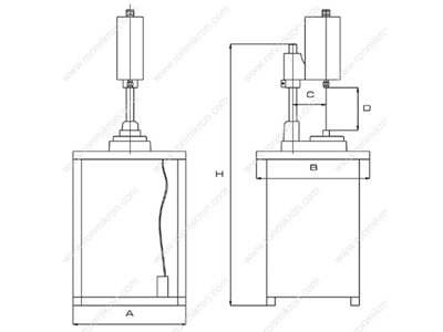 3000 kN pneumatic impact press rivet setting machine - 1