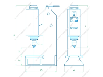 Ø 2 - 6 mm Elektro Pnömatik Perçin Presi - 2