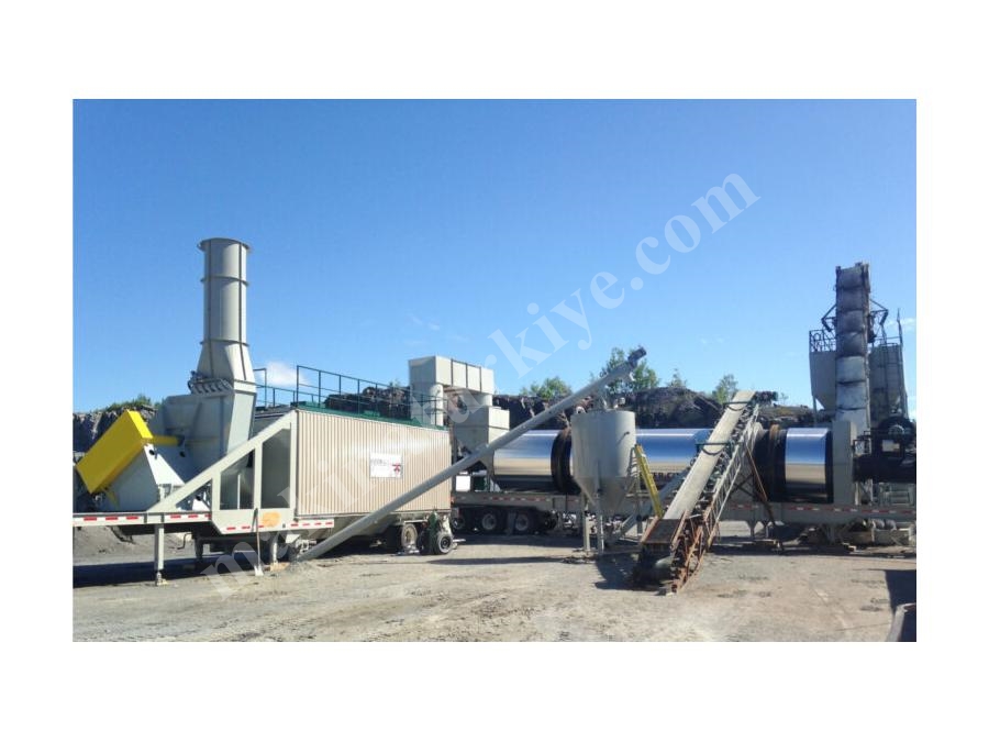80-400 Ton/Saat Sürekli Kontinü Tip Asfalt Plenti