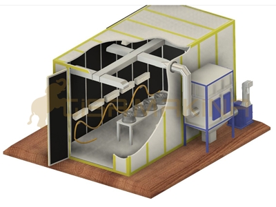 Sand Blasting System with Conveyor - 5