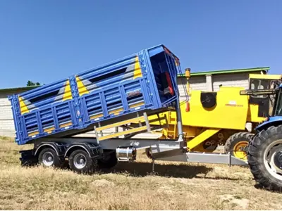 3,5 Ton Damperli Traktör Römorku