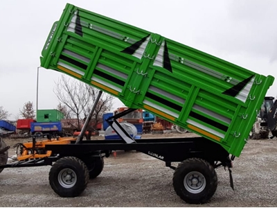 Remorque basculante de 15 tonnes pour tracteur - 7