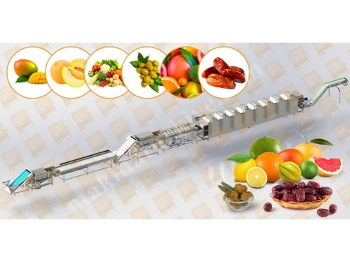 Meyve Sebze Hurma Yıkama Ve Sterilizasyon Hattı