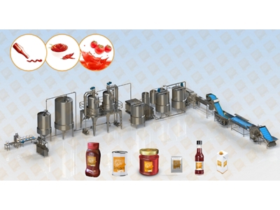 Domates Sosu Üretim Ve Dolum Hattı