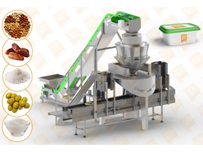 Plastik Kap Dolum Paketleme Makinası