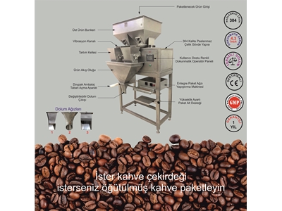 2-Skalen Kaffeeverpackungsmaschine - 2