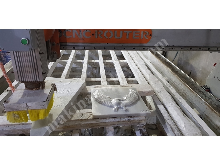 Procnc Çift Kafa Mermer Cnc İşleme Kesme 3D Model Çalışma!!!
