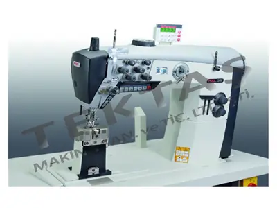 Electronic Double Needle Double Sole Leather Sewing Machine