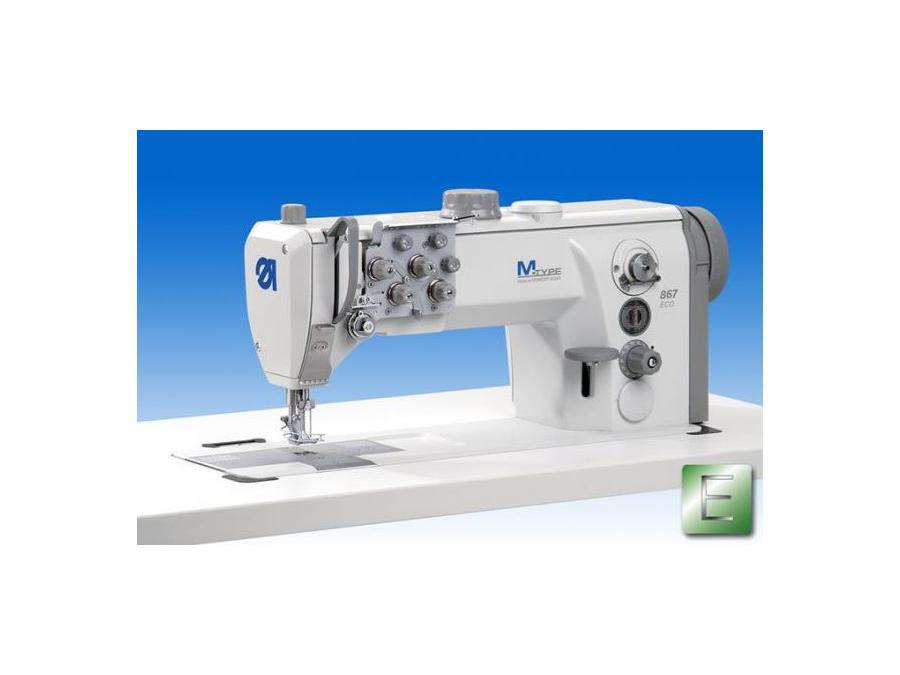 Säulenmechanische Doppel-Nadel Leder-Nähmaschine