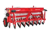 22 Foot Sprung Universal Seeding Machine with Axe