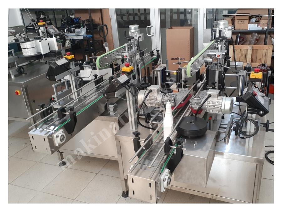 Angora Otomatik Şişe Etiketleme Makinesi 