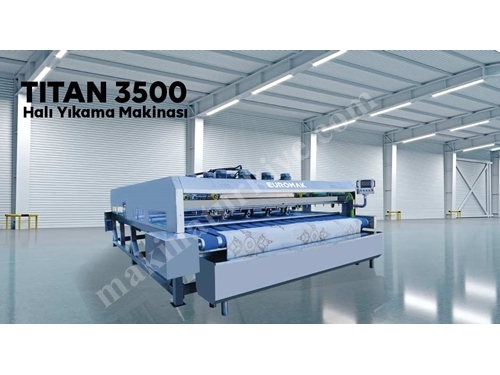 3000 Mm 16 Fırçalı Halı Yıkama Makinası