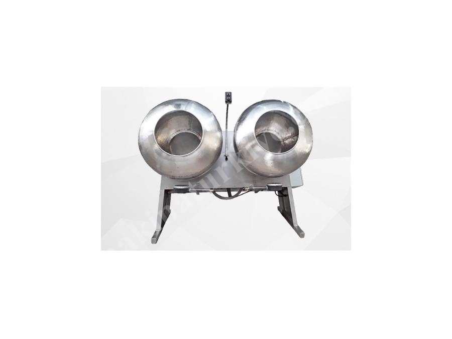 120 Kg / Hours Double Coating Pan