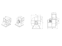 0,37-18,5 kW Direkt Akuple Radyal Fan  - 1