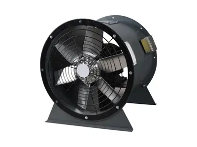 0.37-18.5 kW Aluminum Propeller Direct Coupled Cased Axial Fan