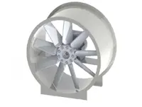 0.37-18.5 kW Aluminum Propeller Direct Coupled Cased Axial Fan