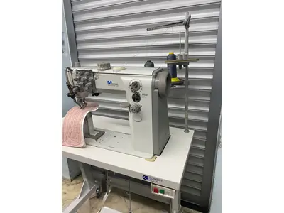 Double Needle Double Shoe Sewing Machine with Needle Positioning