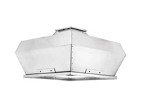 0,25-2,2 kW Dikey Atışlı Motor Hava Akımının Dışında Çatı Fanı 