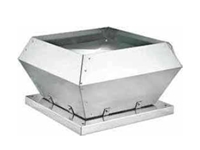 130-1550 kW Dikey Atışlı Harici Motorlu Özel Şapkalı Çatı Fanı 