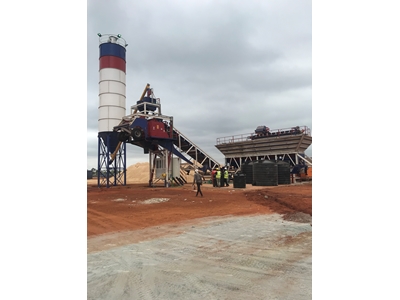 60 m3 Mobile Concrete Batching Plant - 1