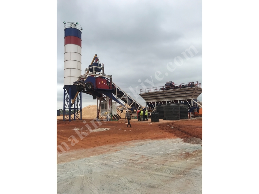 60 m3 Mobile Concrete Batching Plant