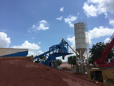 50 m3 Mobile Concrete Batching Plant - 1