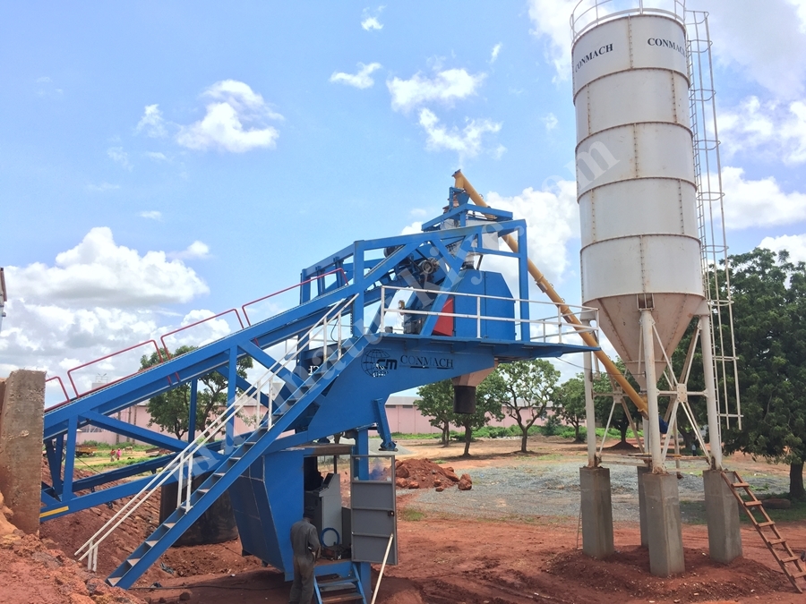 50 m3 Mobile Concrete Batching Plant