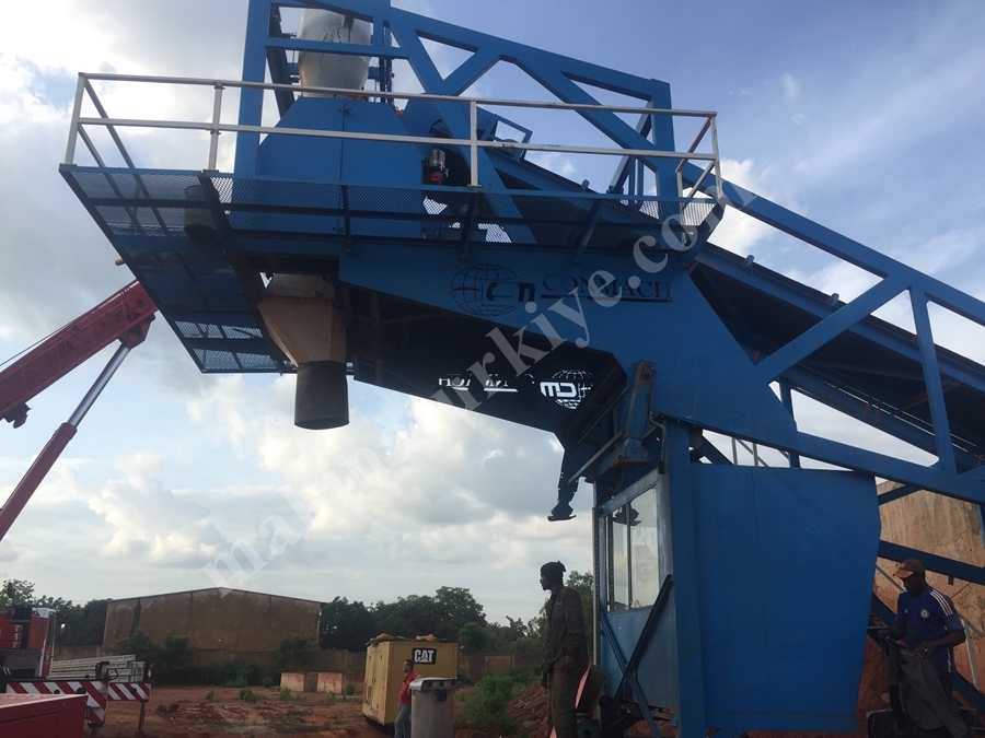50 m3 Mobile Concrete Batching Plant