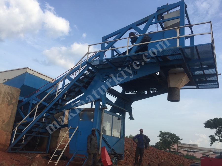 50 m3 Mobile Concrete Batching Plant