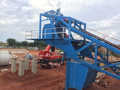 50 m3 Mobile Concrete Batching Plant - 9
