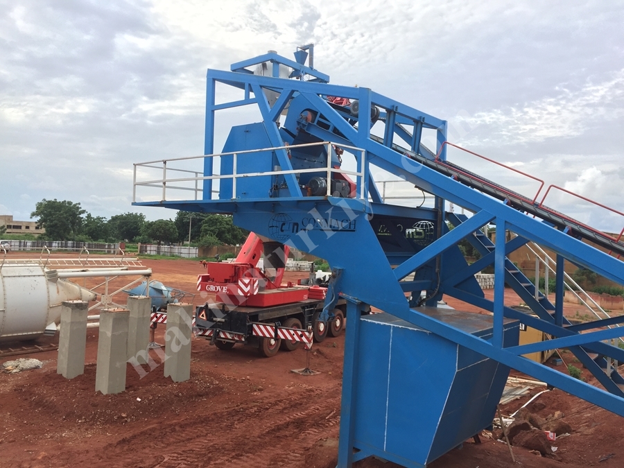 50 m3 Mobile Concrete Batching Plant