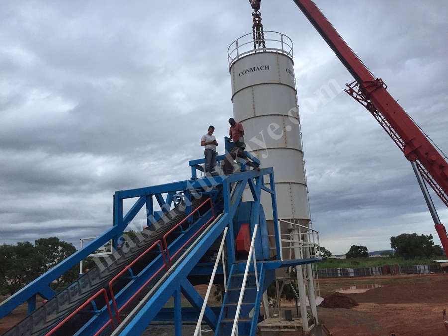 50 m3 Mobile Concrete Batching Plant
