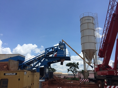 50 m3 Mobile Concrete Batching Plant - 17