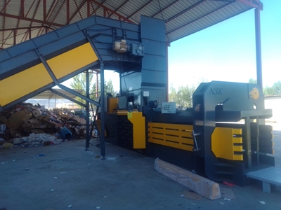 120 Tonluk (115X120cm) Otomatik Atık Kağıt Balya Presi 
